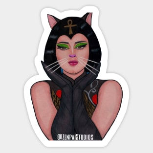 Miss Kitty Sticker